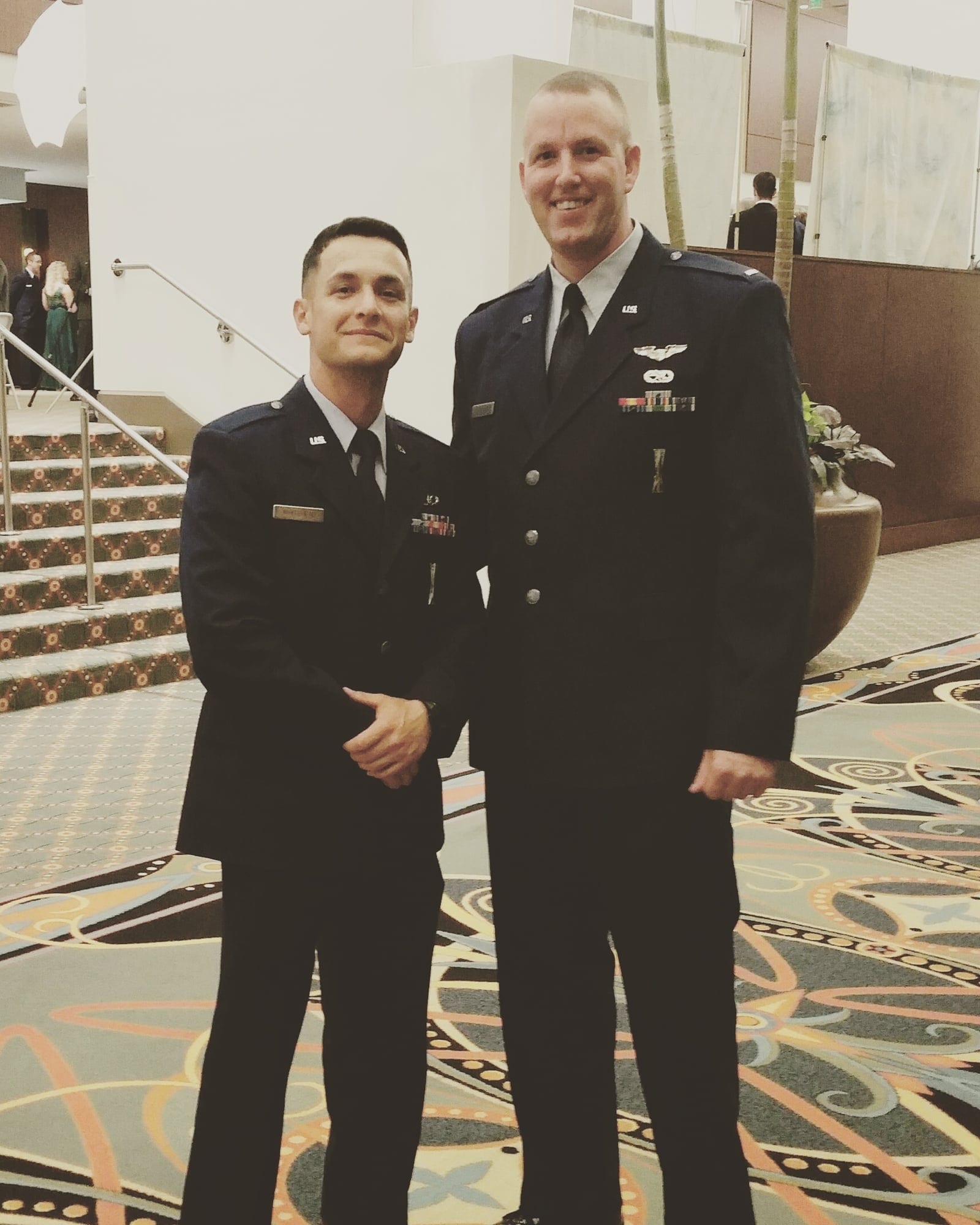 Gregg Costin in U.S. Air Force dress uniform